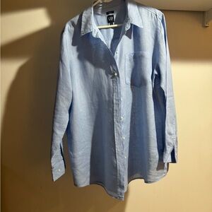 The GAP Boyfriend Shirt in Linen!